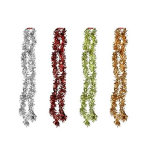 Christmas Tinsel, 9cm x 2m, assorted